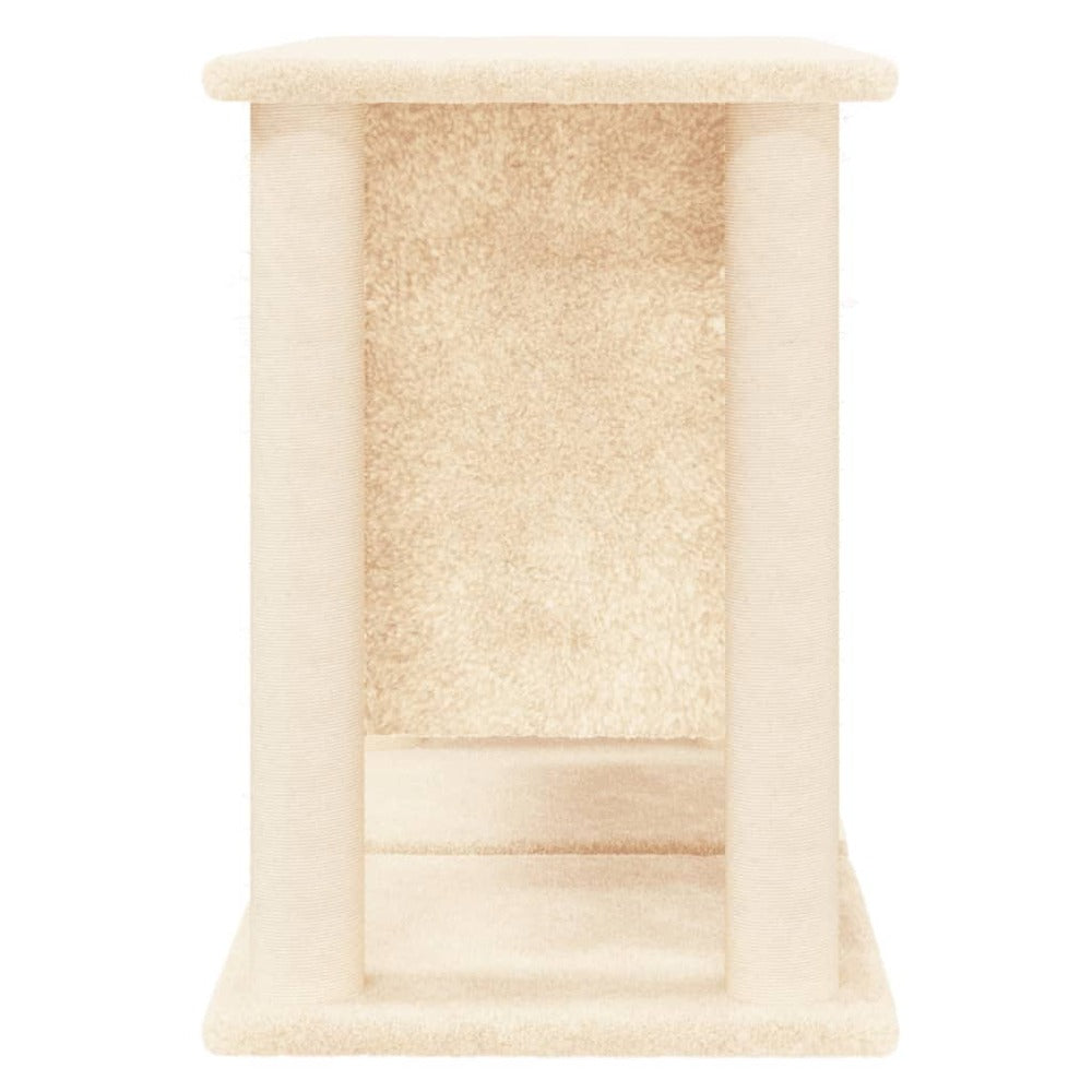 VIDAXL Arbre à Chat Avec Griffoirs En Sisal Crème 50 Cm