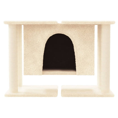 VIDAXL Arbre à Chat Avec Griffoirs En Sisal Crème 50 Cm