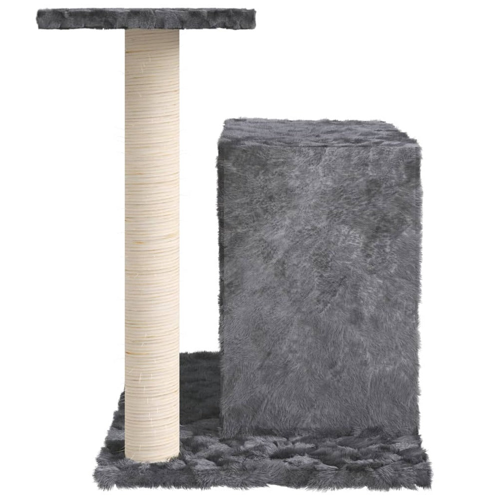 VIDAXL Arbre à Chat Avec Griffoir En Sisal Gris Foncé 51 Cm
