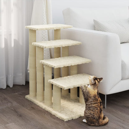 VIDAXL Arbre à Chat Avec Griffoirs En Sisal Crème 63 Cm
