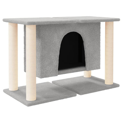 VIDAXL Arbre à Chat Avec Griffoirs En Sisal Gris Clair 50 Cm