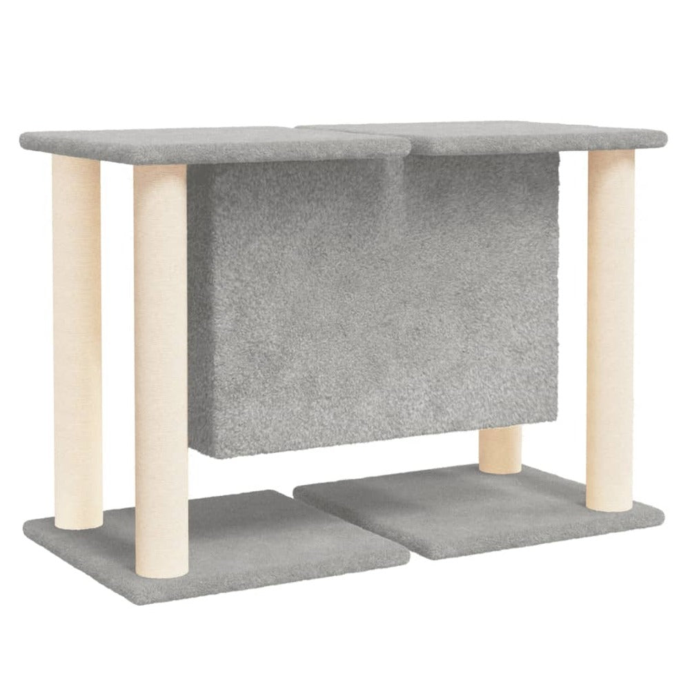 VIDAXL Arbre à Chat Avec Griffoirs En Sisal Gris Clair 50 Cm