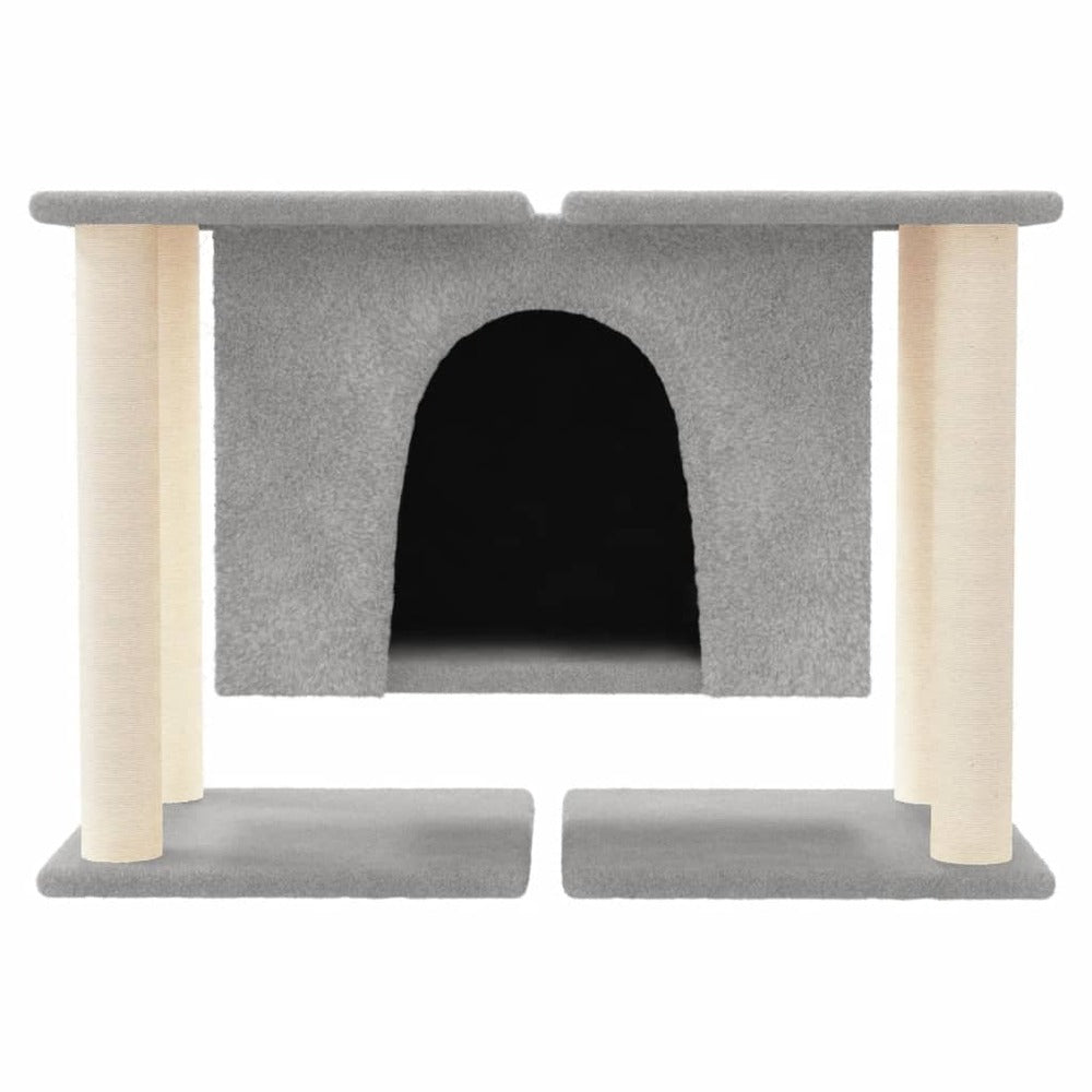 VIDAXL Arbre à Chat Avec Griffoirs En Sisal Gris Clair 50 Cm