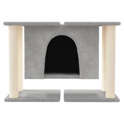 VIDAXL Arbre à Chat Avec Griffoirs En Sisal Gris Clair 50 Cm