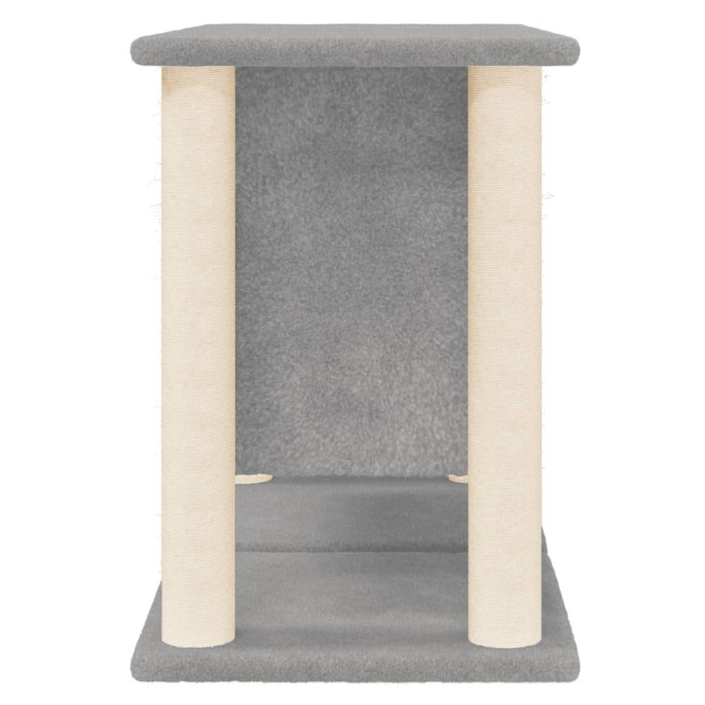 VIDAXL Arbre à Chat Avec Griffoirs En Sisal Gris Clair 50 Cm