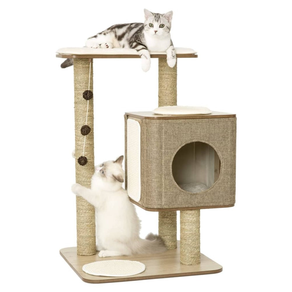  Arbre à Chat Molly 56x56x86 Cm Marron