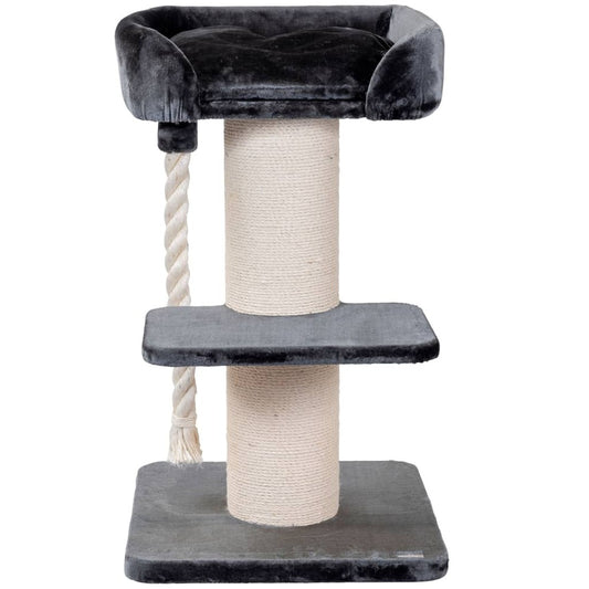  Quapas! Arbre à Chat Ruffles Gris Foncé 60x60x115 Cm