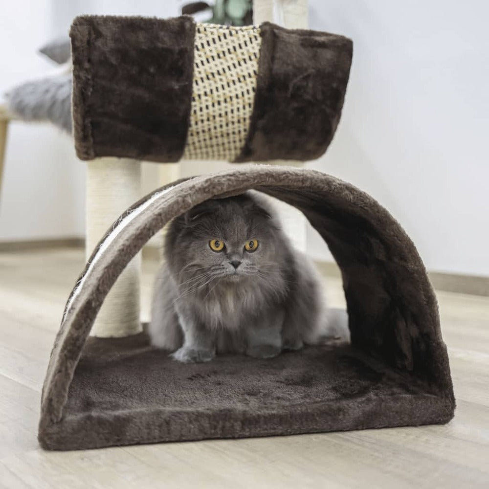 KERBL Arbre à Chat Safari 83 Cm Marron Foncé
