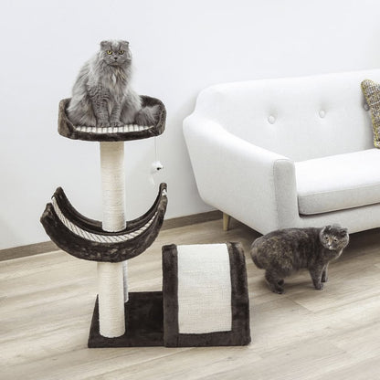 KERBL Arbre à Chat Safari 83 Cm Marron Foncé