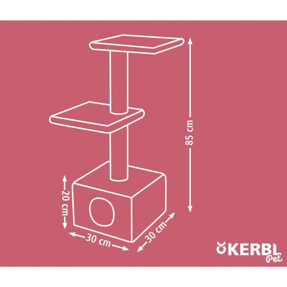 KERBL Arbre à Chat Venus Sweet 85 Cm Taupe