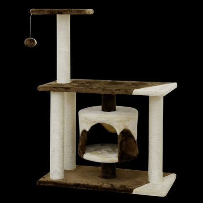 KERBL Arbre à Chat Jade Pro 96 Cm Marron Et Beige