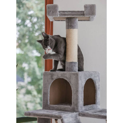 KERBL Arbre à Chat Square 178 Cm Gris Clair