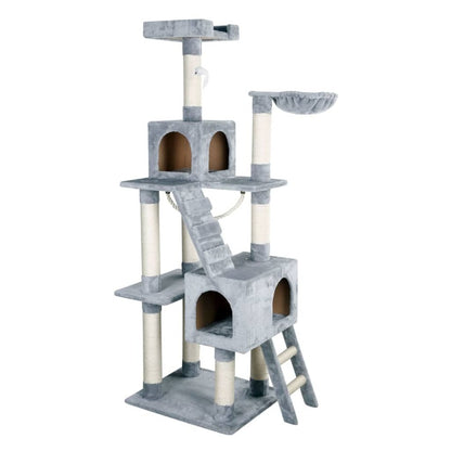 KERBL Arbre à Chat Square 178 Cm Gris Clair