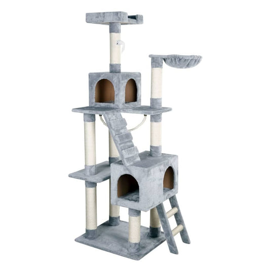 KERBL Arbre à Chat Square 178 Cm Gris Clair