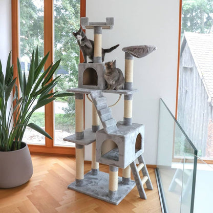 KERBL Arbre à Chat Square 178 Cm Gris Clair