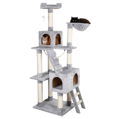 KERBL Arbre à Chat Square 178 Cm Gris Clair