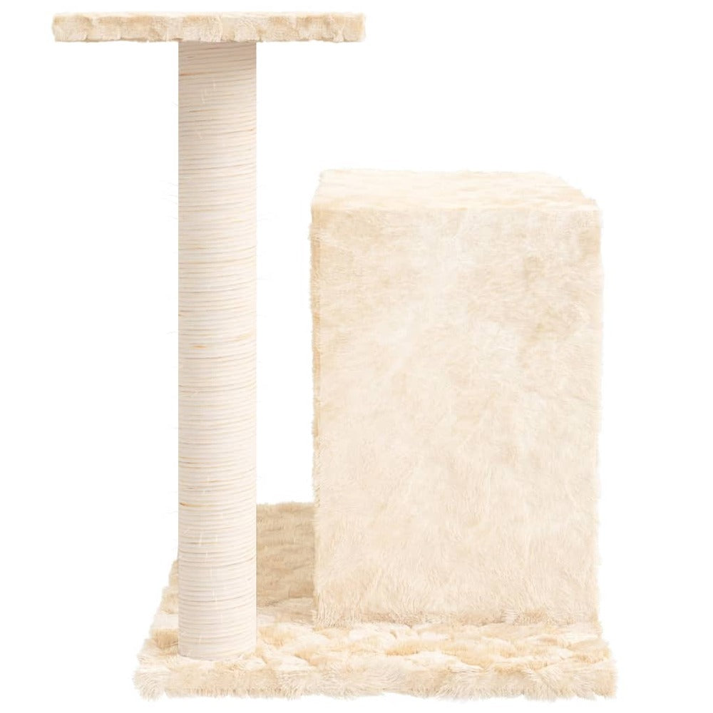 VIDAXL Arbre à Chat Avec Griffoir En Sisal Crème 51 Cm