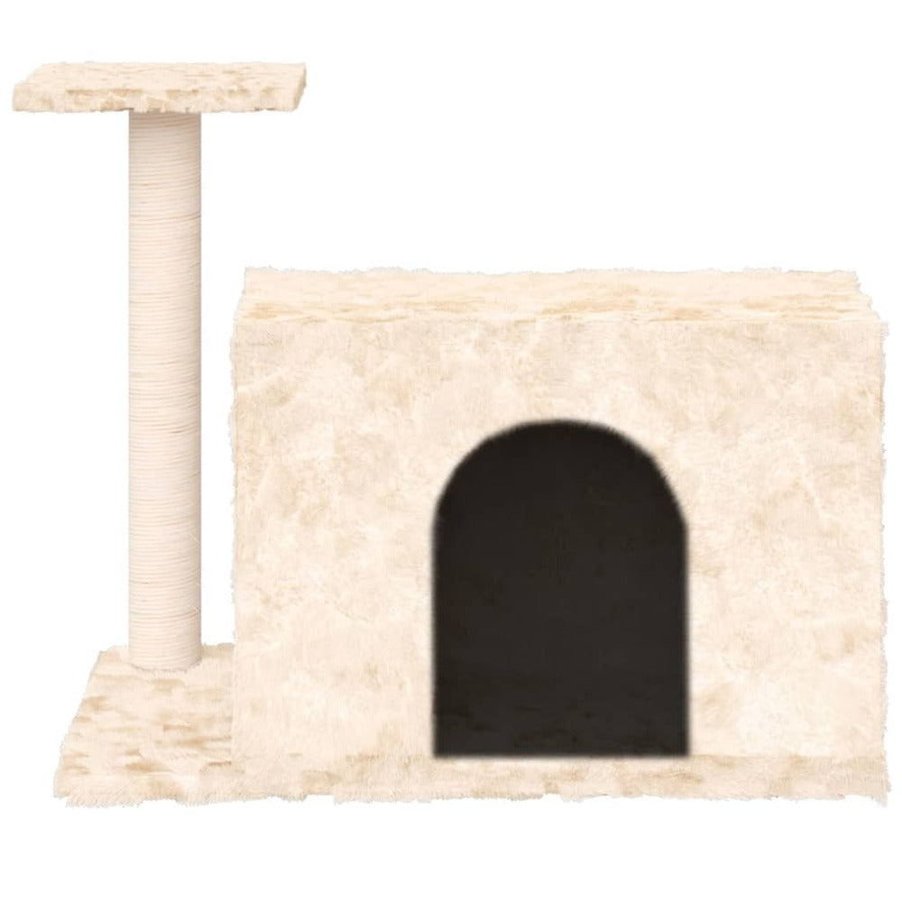 VIDAXL Arbre à Chat Avec Griffoir En Sisal Crème 51 Cm