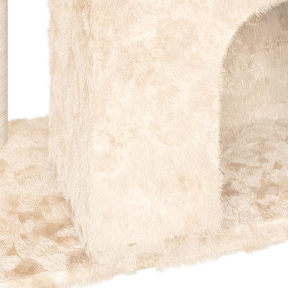VIDAXL Arbre à Chat Avec Griffoir En Sisal Crème 51 Cm