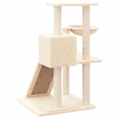 VIDAXL Arbre à Chat Avec Griffoirs En Sisal Crème 82 Cm