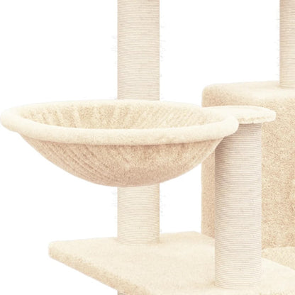 VIDAXL Arbre à Chat Avec Griffoirs En Sisal Crème 82 Cm