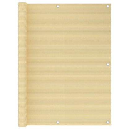 VIDAXL Écran De Balcon Beige 120x600 Cm Pehd