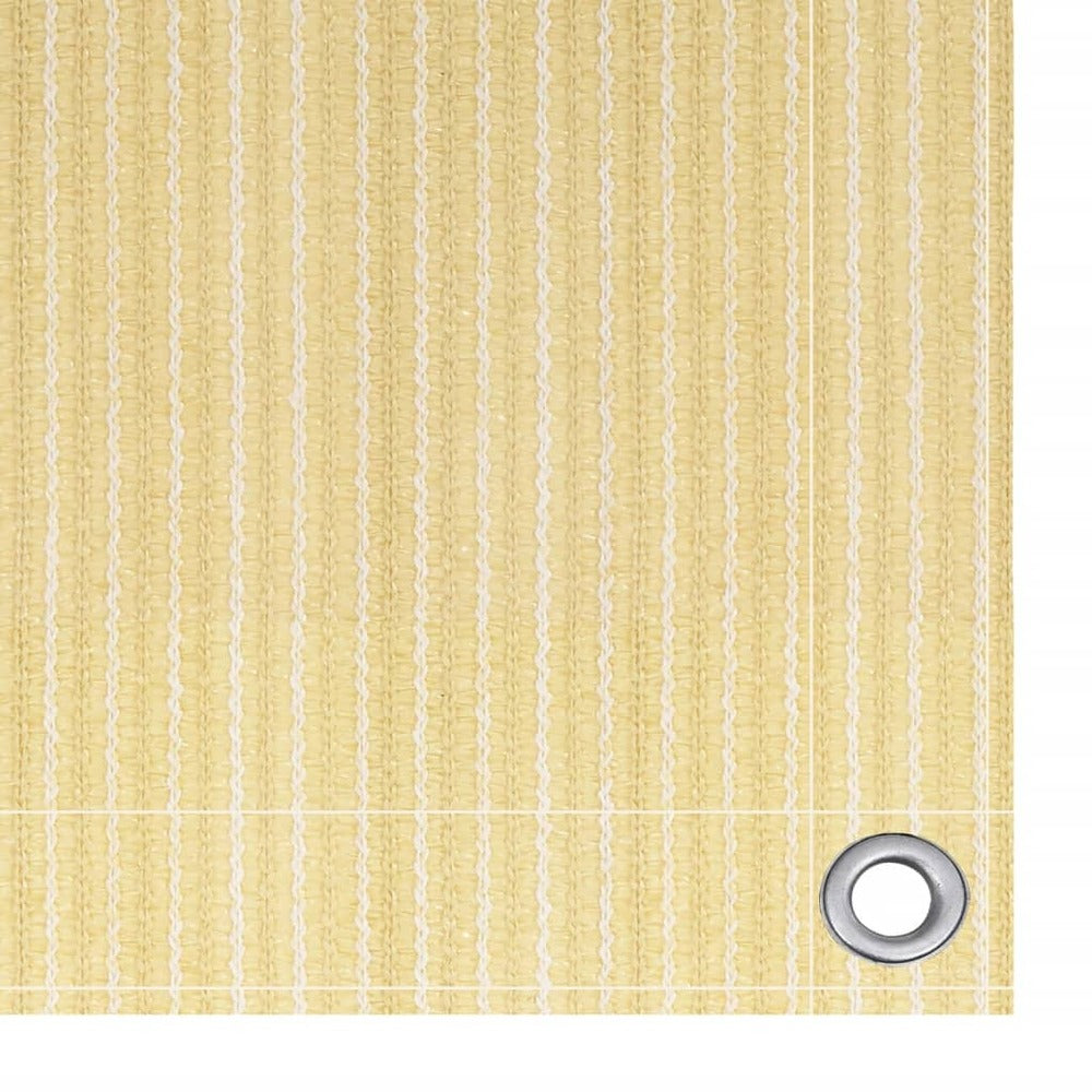 VIDAXL Écran De Balcon Beige 120x600 Cm Pehd