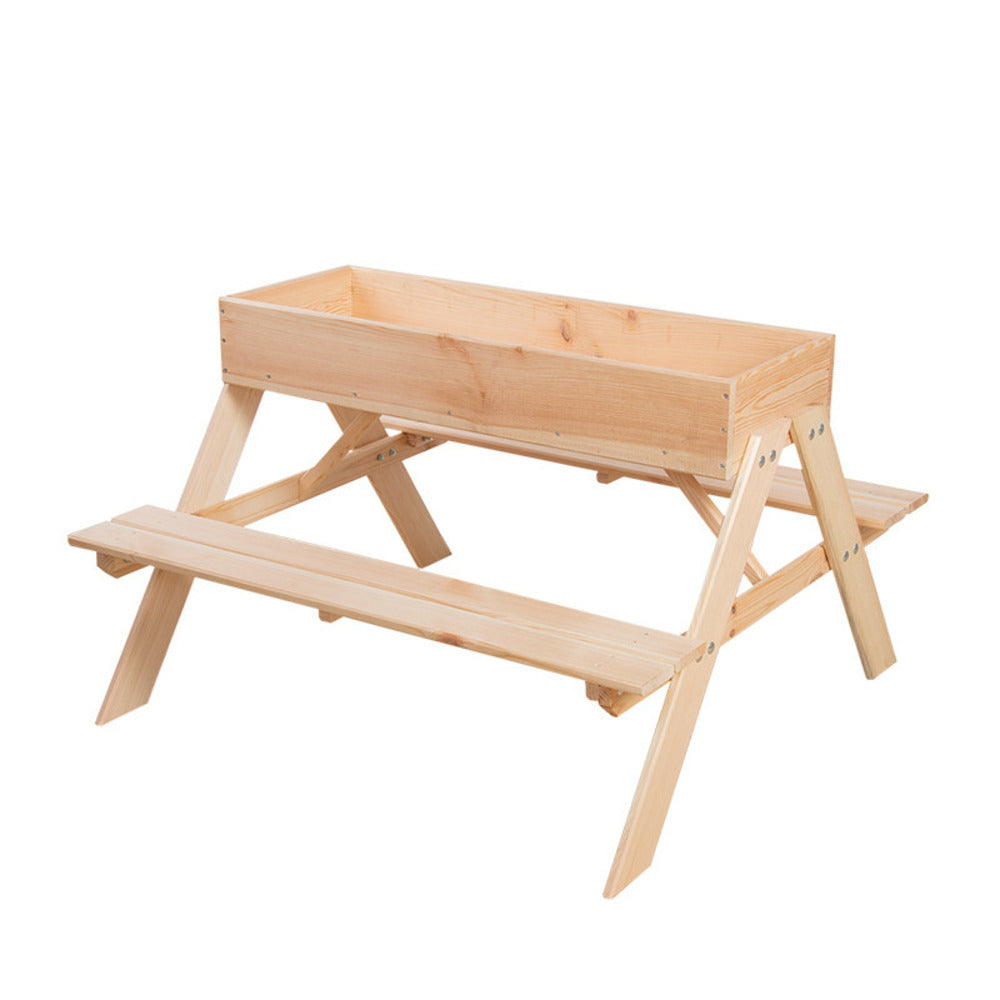 ESSCHERT DESIGN Table Pique Nique Enfant Bac à Sable