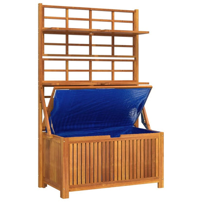 VIDAXL Boîte De Rangement Avec Treillis 99x50x160 Cm Acacia Massif