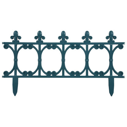 VIDAXL Bordures De Jardin 16 Pcs Vert 10 M Pp