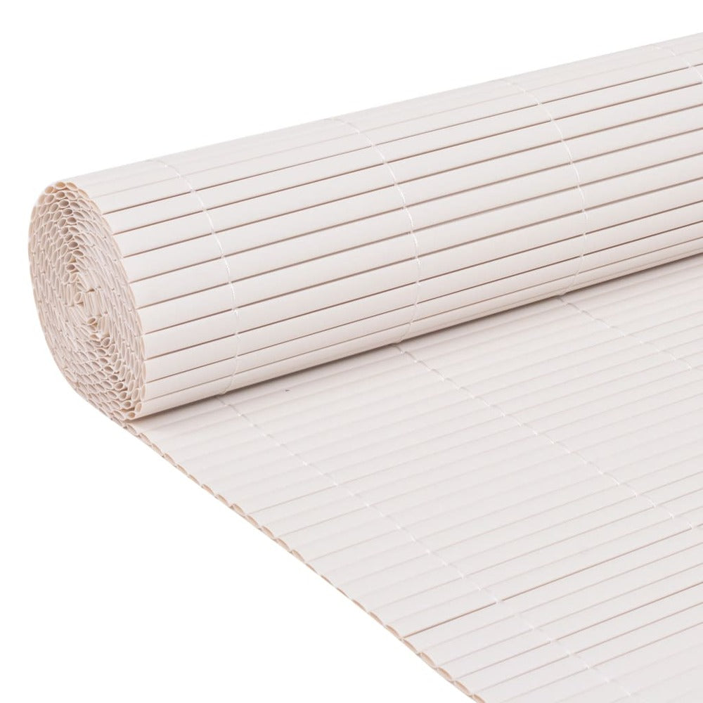 VIDAXL Clôture De Jardin Double Face 90x400 Cm Blanc