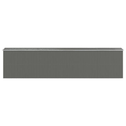 VIDAXL Abri De Jardin Gris Clair 192x855x223 Cm Acier Galvanisé