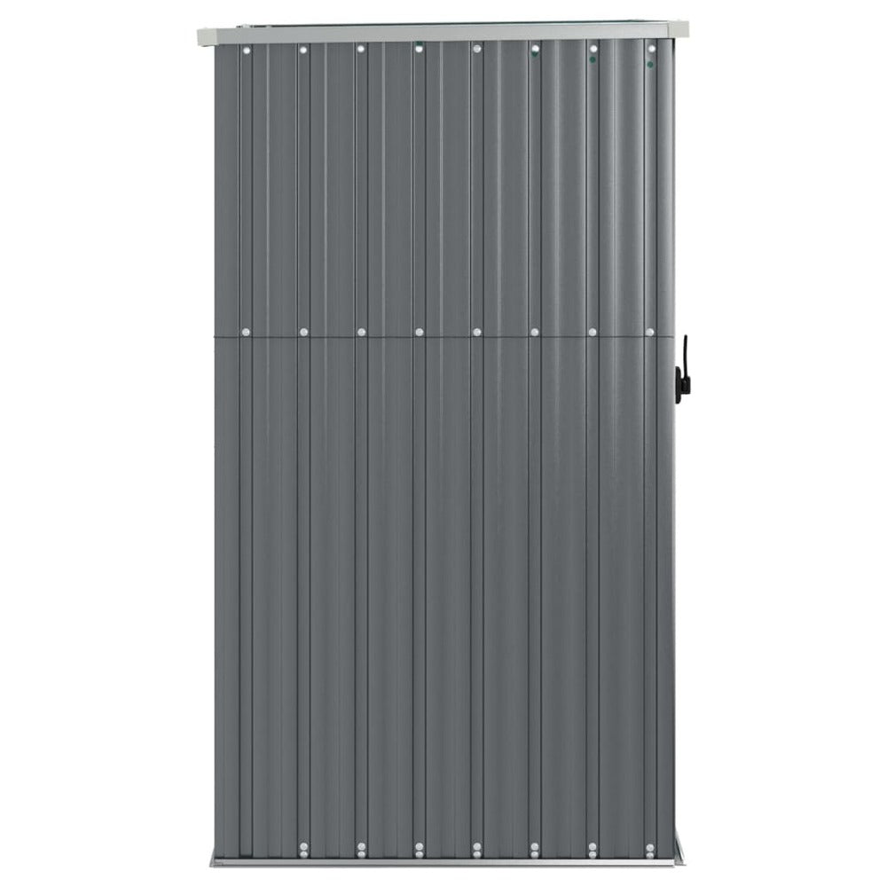 VIDAXL Abri à Outils De Jardin Gris 88x89x161 Cm Acier Galvanisé