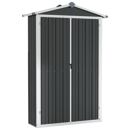 VIDAXL Abri De Jardin Anthracite 107,5x46x183 Cm Acier Galvanisé
