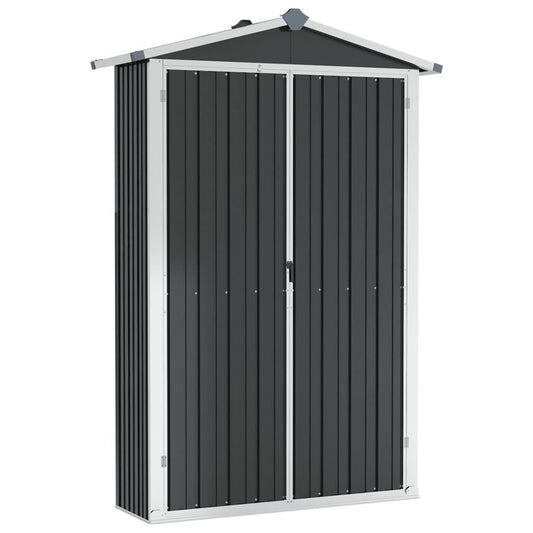VIDAXL Abri De Jardin Anthracite 107,5x46x183 Cm Acier Galvanisé