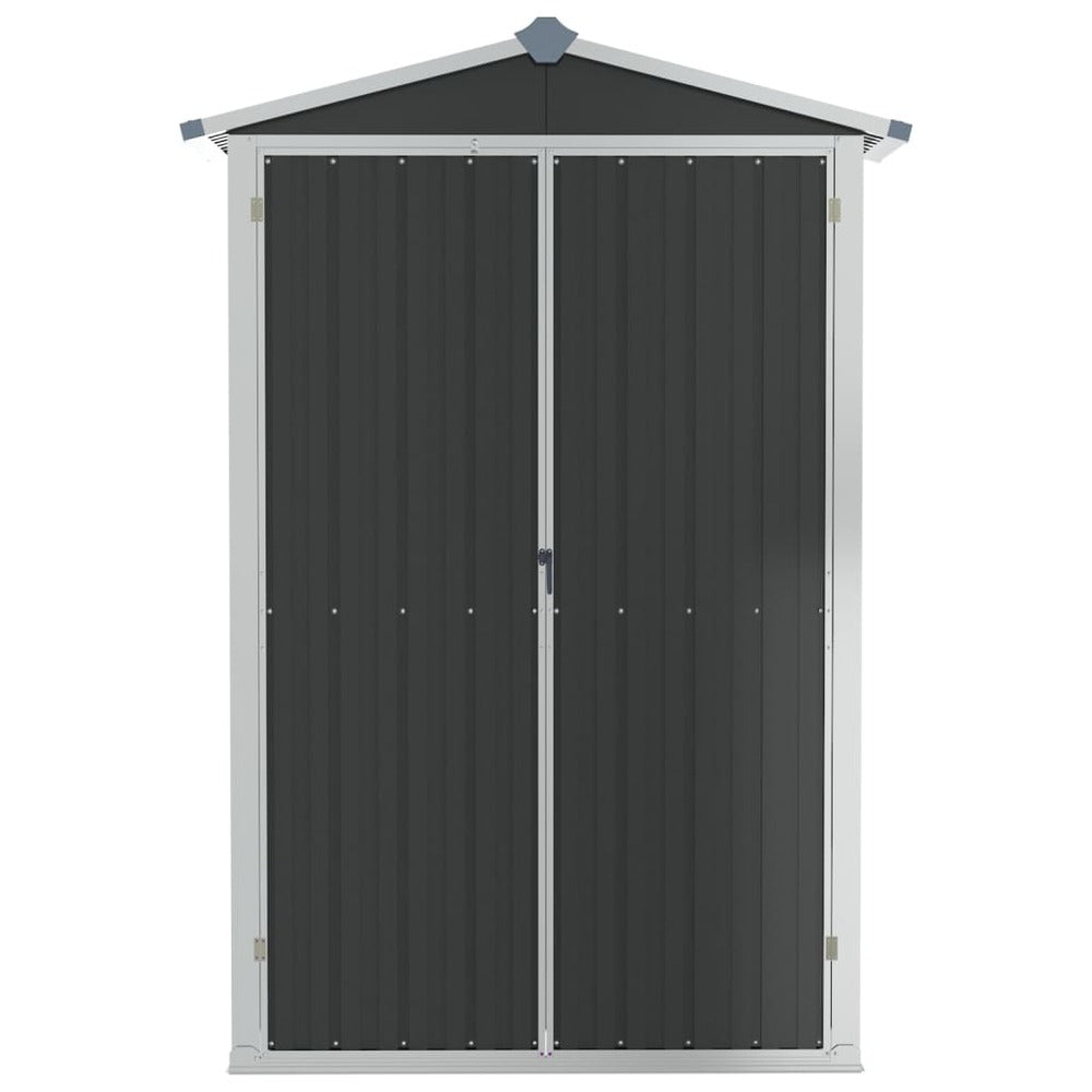 VIDAXL Abri De Jardin Anthracite 107,5x46x183 Cm Acier Galvanisé
