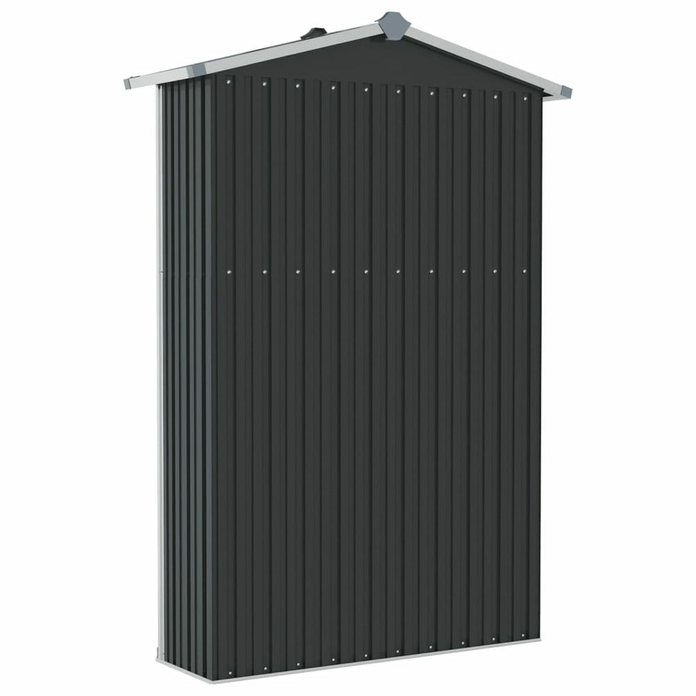 VIDAXL Abri De Jardin Anthracite 107,5x46x183 Cm Acier Galvanisé
