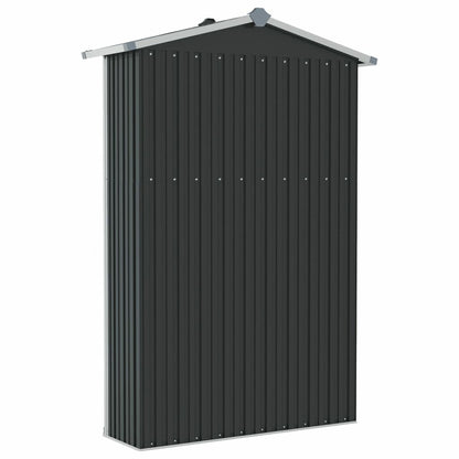 VIDAXL Abri De Jardin Anthracite 107,5x46x183 Cm Acier Galvanisé