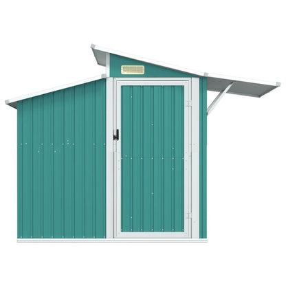 VIDAXL Abri De Jardin Vert 270x130x208,5 Cm Acier Galvanisé