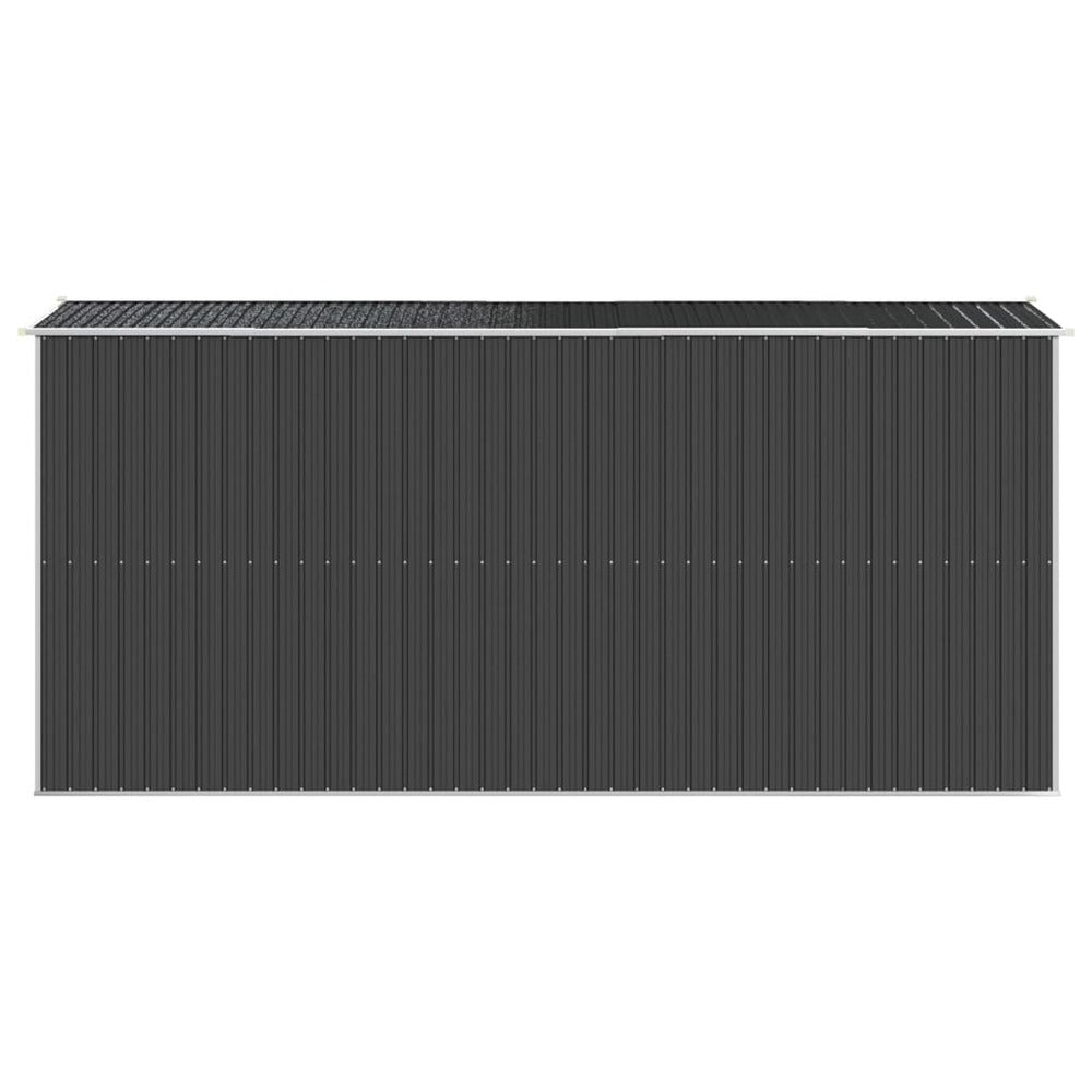 VIDAXL Abri De Jardin Anthracite 192x440x223 Cm Acier Galvanisé
