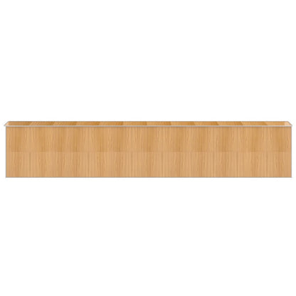 VIDAXL Abri De Jardin Marron Clair 192x1021x223 Cm Acier Galvanisé