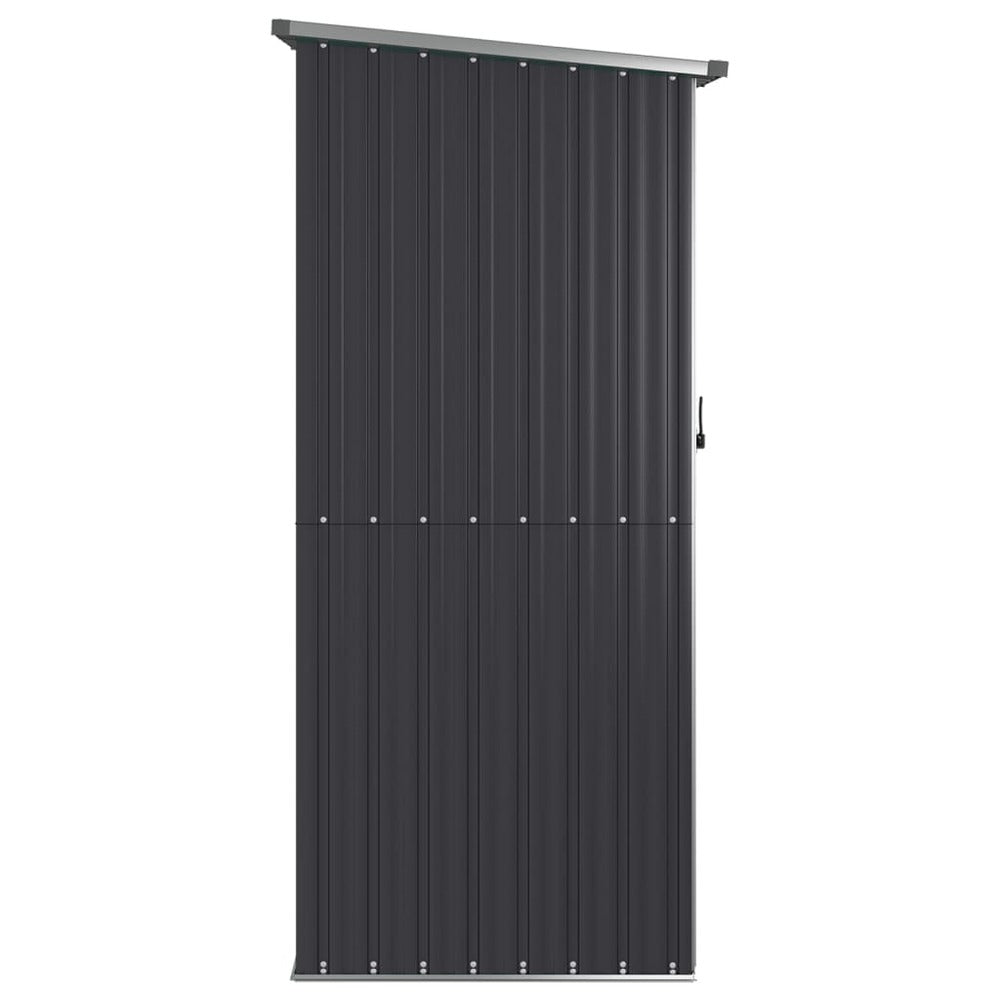 VIDAXL Abri De Jardin Anthracite 118,5x97x209,5 Cm Acier Galvanisé