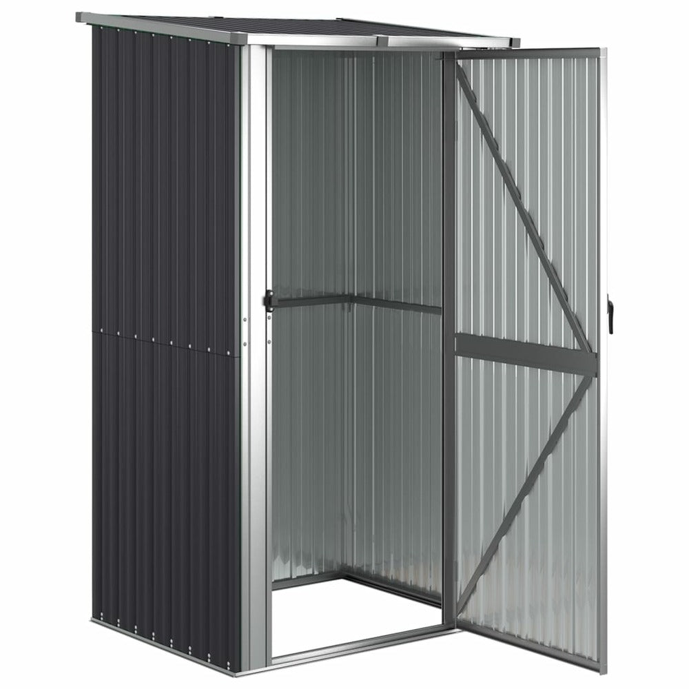 VIDAXL Abri De Jardin Anthracite 118,5x97x209,5 Cm Acier Galvanisé