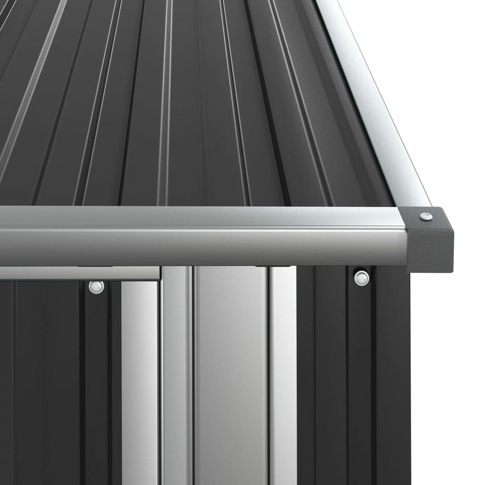 VIDAXL Abri De Jardin Anthracite 118,5x97x209,5 Cm Acier Galvanisé
