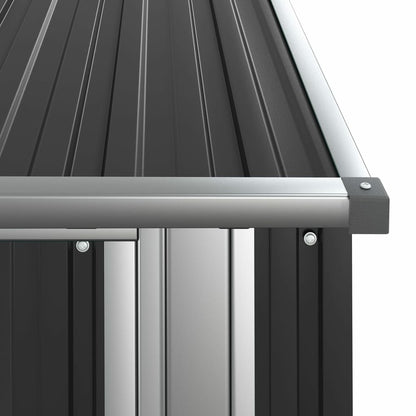 VIDAXL Abri De Jardin Anthracite 118,5x97x209,5 Cm Acier Galvanisé