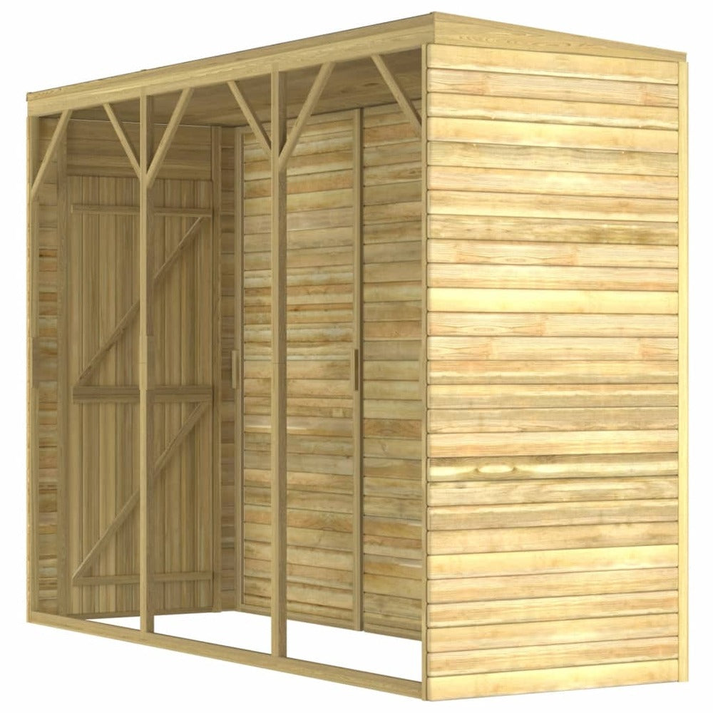 VIDAXL Abri De Stockage De Jardin 100x310x218 Cm Bois De Pin Imprégné