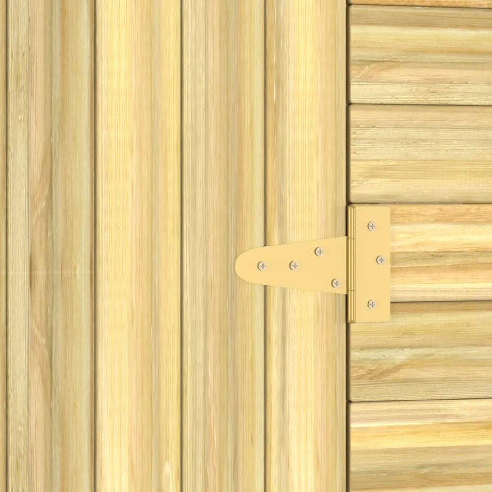 VIDAXL Abri De Stockage De Jardin 100x310x218 Cm Bois De Pin Imprégné
