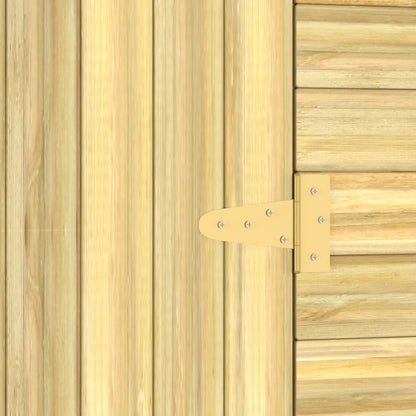 VIDAXL Abri De Stockage De Jardin 100x310x218 Cm Bois De Pin Imprégné