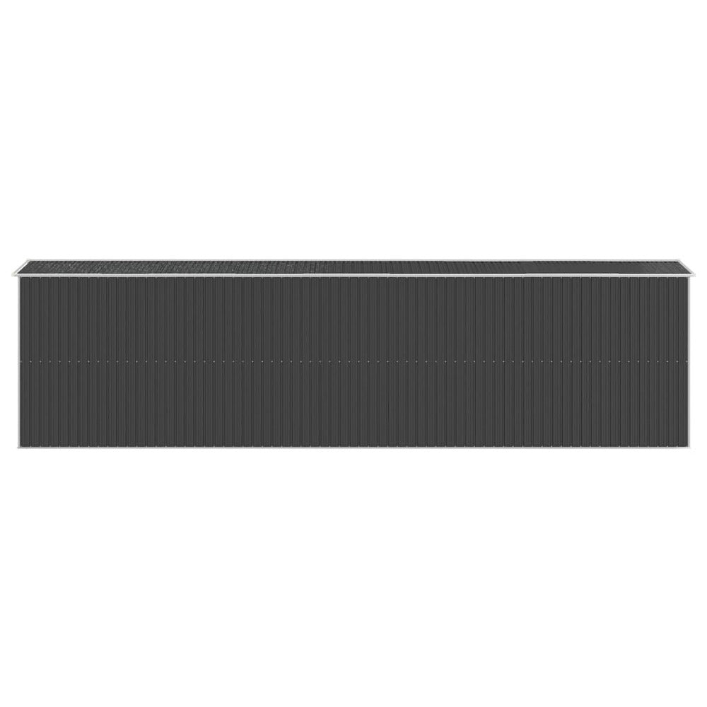 VIDAXL Abri De Jardin Anthracite 192x772x223 Cm Acier Galvanisé