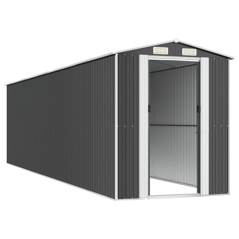 VIDAXL Abri De Jardin Anthracite 192x772x223 Cm Acier Galvanisé